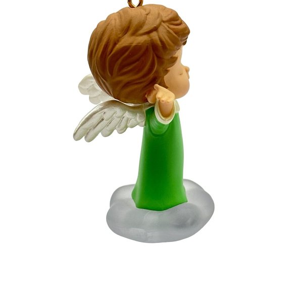 Hallmark Keepsake Angel Ornament Holly Mary Angel Christmas Cherub Signed 28 201 - Picture 4 of 7